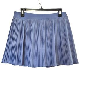 Old Navy Women's Sky Blue Poly/Spandex Quick Dry Pleated Tennis Athletic Skirt w